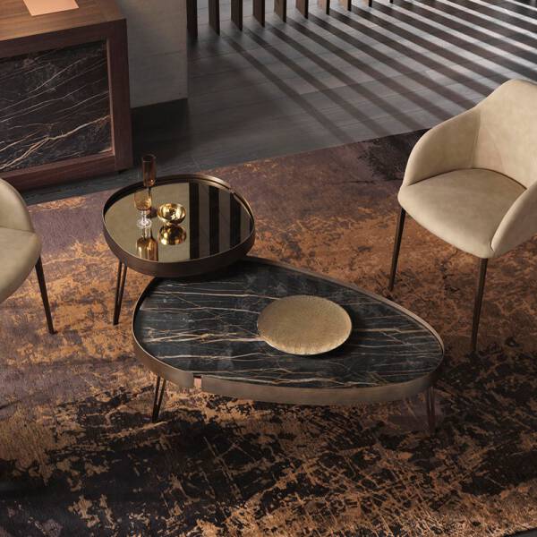 ขาย ชุดโต๊ะกลางดีไซน์ไม่เหมือนใคร Mixed Designed Coffee Table Set ราคาลด