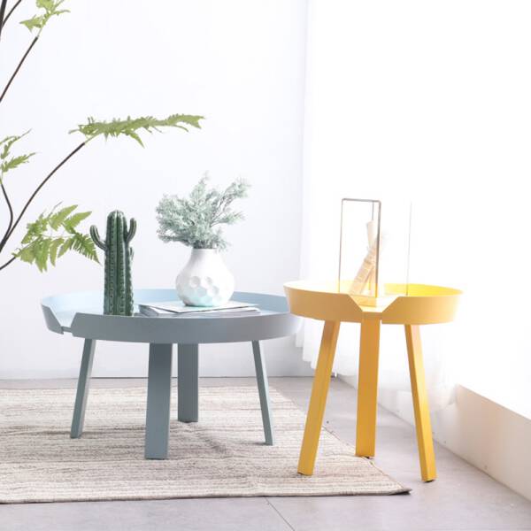 ขาย โต๊ะกลางห้องรับแขก Colorize Round Wooden Table ราคา