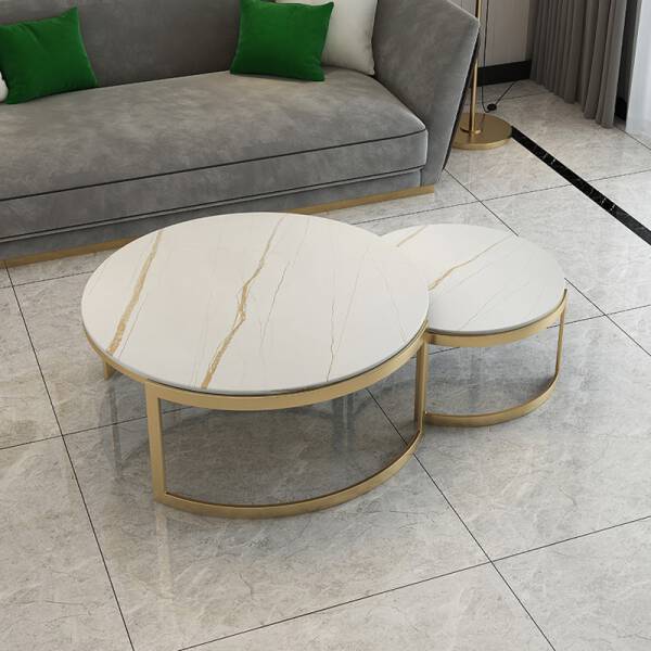 ขาย ชุดโต๊ะกลางห้องรับแขกหินอ่อน Luxury Livingroom Coffee Table Set ราคา