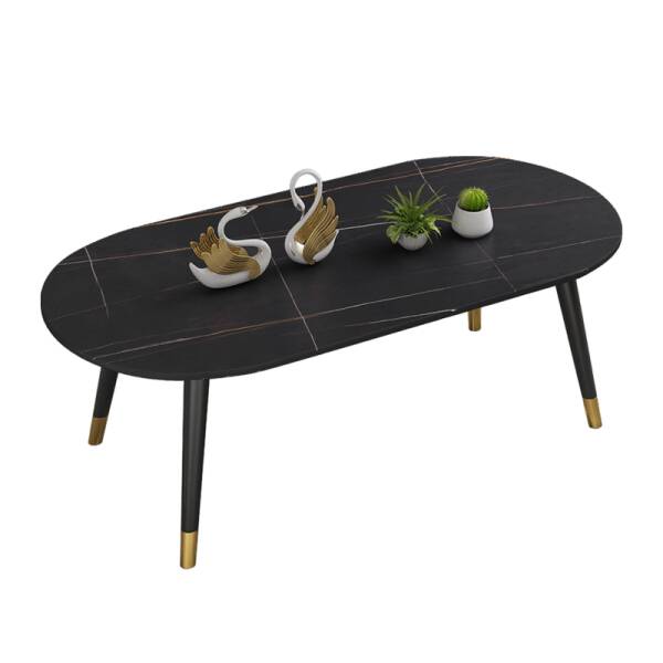 ขาย โต๊ะกลางท็อปสี่เหลี่ยมผืนผ้าหินอ่อน Rectangle Marble Coffee Table