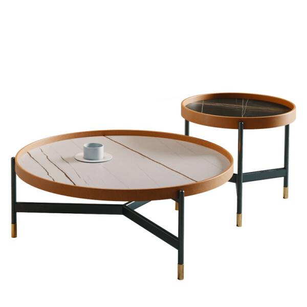 ขาย ชุดโต๊ะกลางห้องรับแขก Nordic Luxury Coffee Table Set