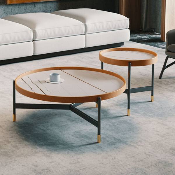 ขาย ชุดโต๊ะกลางห้องรับแขก Nordic Luxury Coffee Table Set