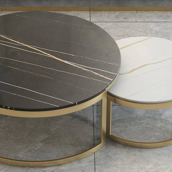 ขาย ชุดโต๊ะกลางห้องรับแขกหินอ่อน Luxury Livingroom Coffee Table Set พิเศษ ลด