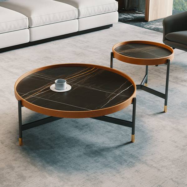 ขาย ชุดโต๊ะกลางห้องรับแขก Nordic Luxury Coffee Table Set