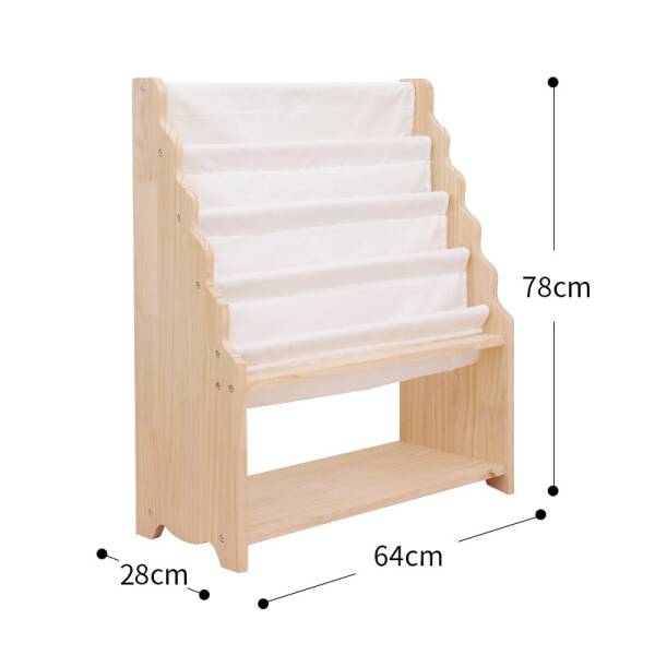 ขาย ชั้นวางของอเนกประสงค์สำหรับแต่งบ้าน Wooden Book Shelf III