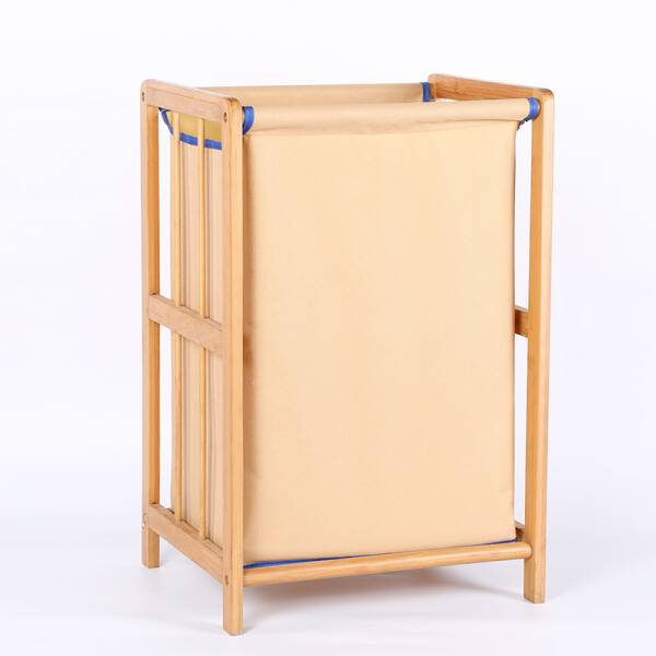 ขาย ตะกร้าผ้า Bamboo Versatile Basket Clothes Shelf