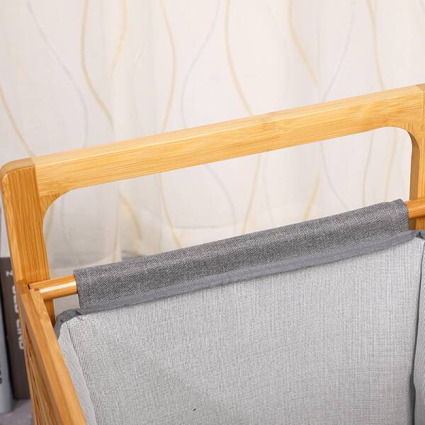 ขาย ตะกร้าผ้า Bamboo Laundry Basket