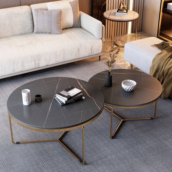 ขาย โต๊ะกลางหินอ่อน ชุด 2 ตัว Nordic Coffee Table Set II