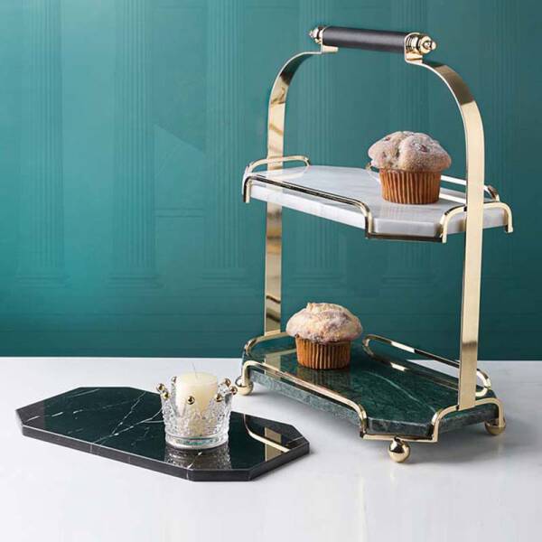 ขาย ชั้นวางอาหารหินอ่อน Decorative Marble Shelf