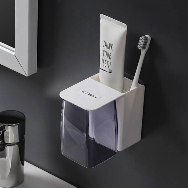 ขาย ที่จัดระเบียบห้องน้ำติดผนังพร้อมก้าวน้ำ Wall Toilet Organizer