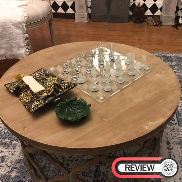 ขาย โต๊ะไม้ห้องรับแขก Solid Round Center Table