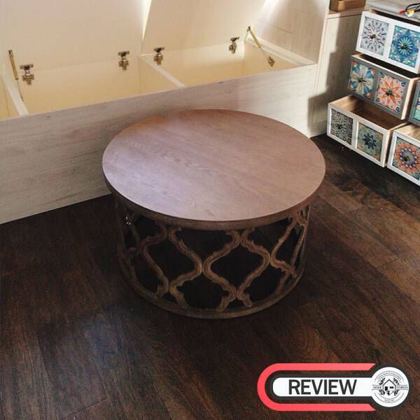 ขาย โต๊ะไม้ห้องรับแขก Solid Round Center Table
