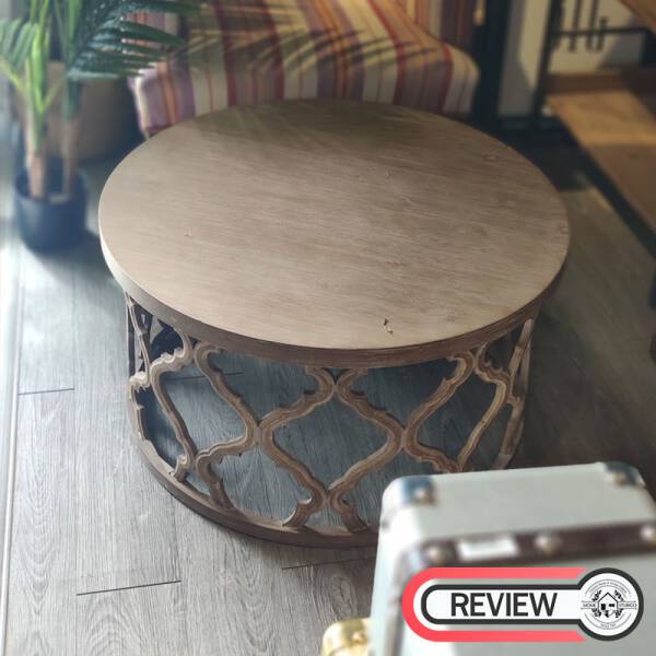 ขาย โต๊ะไม้ห้องรับแขก Solid Round Center Table