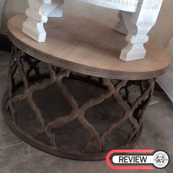 ขาย โต๊ะไม้ห้องรับแขก Solid Round Center Table