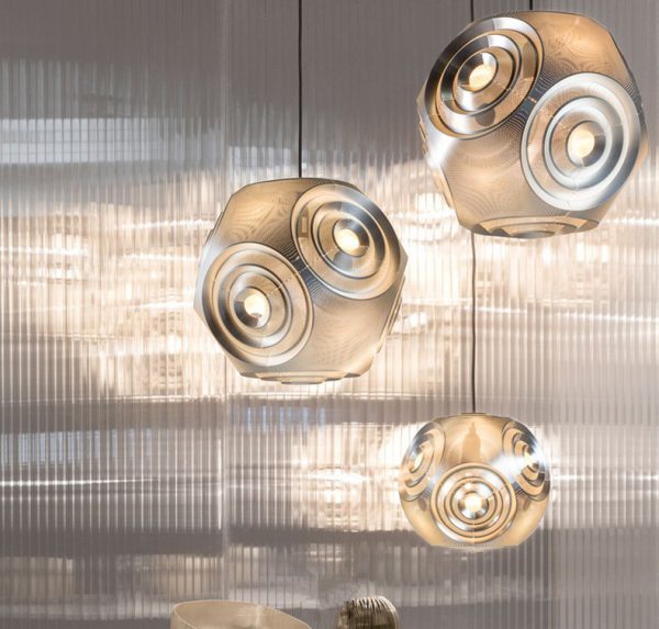 ขาย โคมไฟสแตนเลสติดเพดาน Creative Stainless Steel Ceiling Lamp