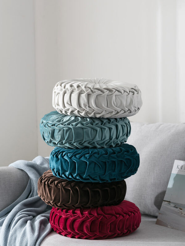 ขาย เบาะรองนั่งกำมะหยี่ Circle Decorative Cushion