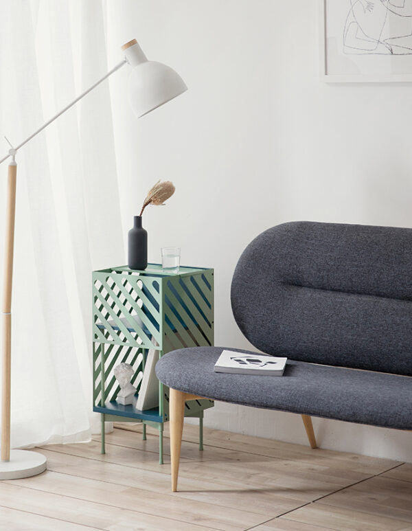 ขาย โต๊ะข้างเหล็กปรับได้ Storage Side Table