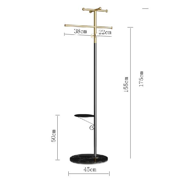 ขาย ชั้นแขวนเสื้อหมุนได้ Marble Clothes Hanger X
