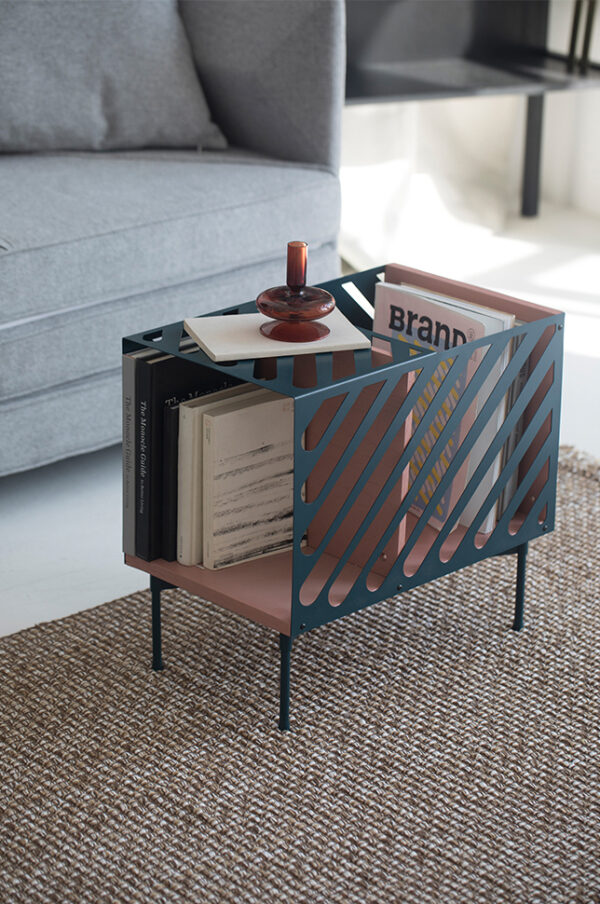 ขาย โต๊ะข้างเหล็กปรับได้ Storage Side Table