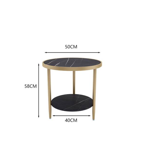 ขาย โต๊ะข้างหินอ่อน Marble Decor Side Table