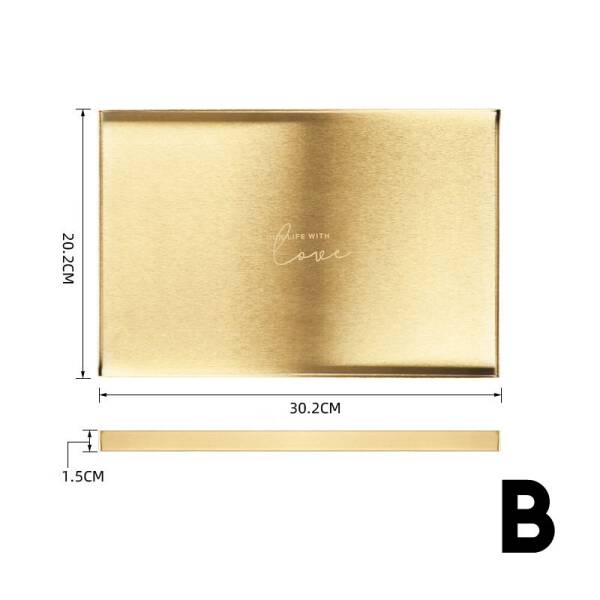 ขาย ถาดสำหรับตกแต่งบ้าน Golden Decorative Plate III