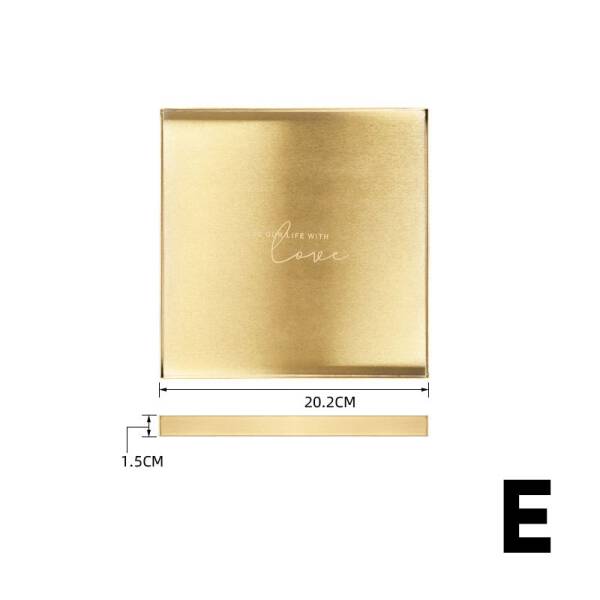 ขาย ถาดสำหรับตกแต่งบ้าน Golden Decorative Plate III