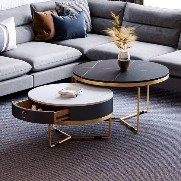 ขาย ชุดโต๊ะกลางห้องรับแขกหินอ่อน Marble Coffee Table Set VIII