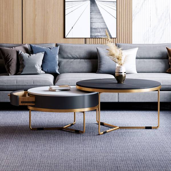 ขาย ชุดโต๊ะกลางห้องรับแขกหินอ่อน Marble Coffee Table Set VIII