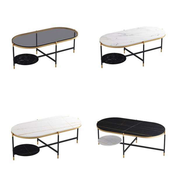 ขาย โต๊ะกลางห้องรับแขกท็อปหินอ่อน Nordic Designed Coffee Table