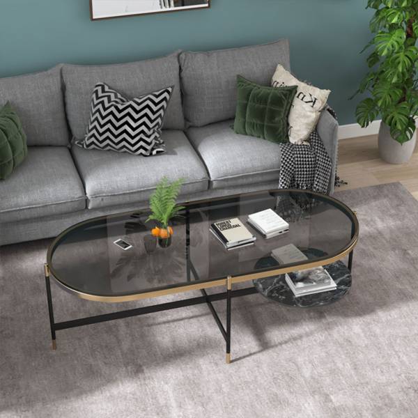 ขาย โต๊ะกลางห้องรับแขกท็อปหินอ่อน Nordic Designed Coffee Table