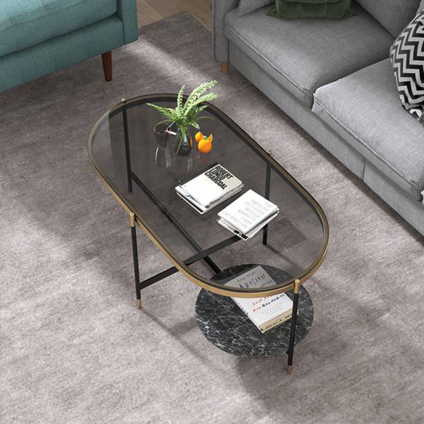 ขาย โต๊ะกลางห้องรับแขกท็อปหินอ่อน Nordic Designed Coffee Table