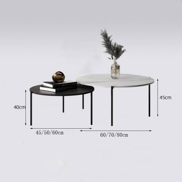 ขาย ชุดโต๊ะกลางห้องรับแขกท็อปหินอ่อน Marble Designed Coffee Table Set