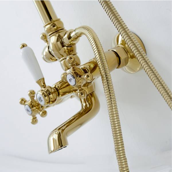 ขาย ชุดฝักบัวสไตล์วินเทจ Vintage Brass Rain Shower