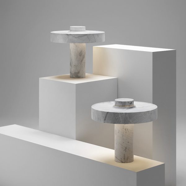 ขาย โคมไฟสำหรับตกแต่งบ้าน White Marble Decor Table Lamp