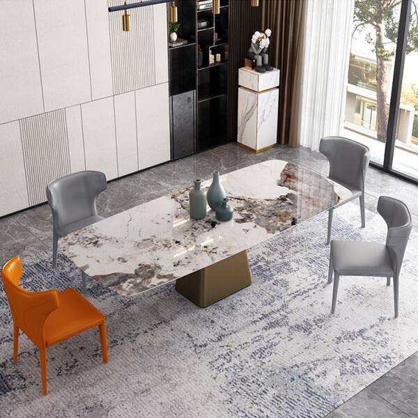 ขาย โต๊ะอาหารลายหินอ่อน - Home Decor Dining Table