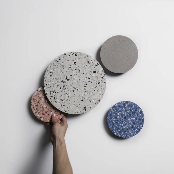 ขาย โคมไฟหินขัดติดผนัง - Terrazzo Circle Wall Decor Lamp