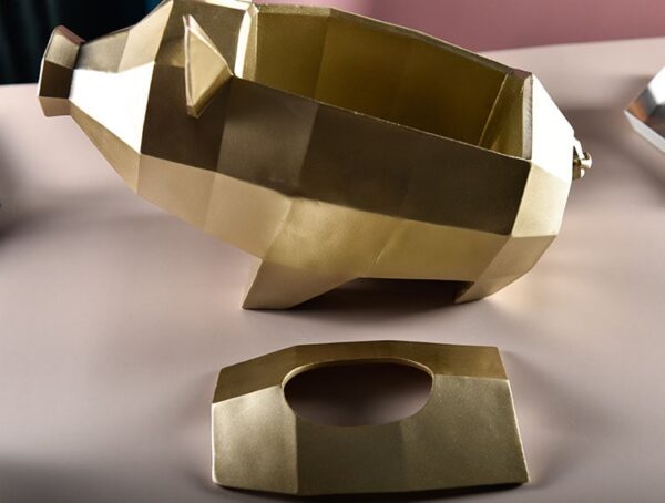ขาย ที่ใส่กระดาษทิชชู่ตั้งโต๊ะสำหรับห้องรับแขก Decorative Tissue Holder PIG พิเศษ