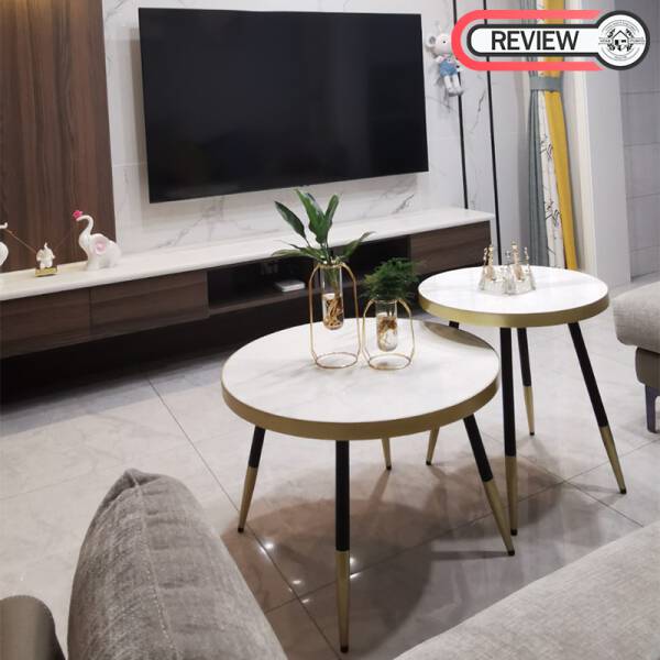 ชุดโต๊ะกลางท็อปหินอ่อน - Premium Marble Coffee Table Set IV