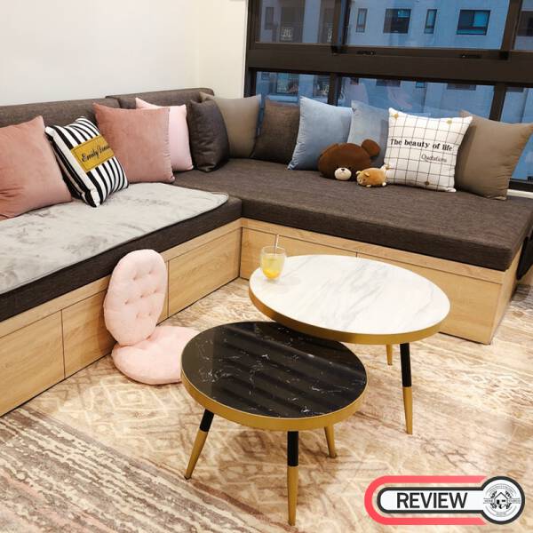 ชุดโต๊ะกลางท็อปหินอ่อน - Premium Marble Coffee Table Set IV