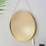ขาย กระจกแขวนสไตล์เรียบหรูกรอบทอง - Golden Wall Hanging Mirror ราคาพิเศษ