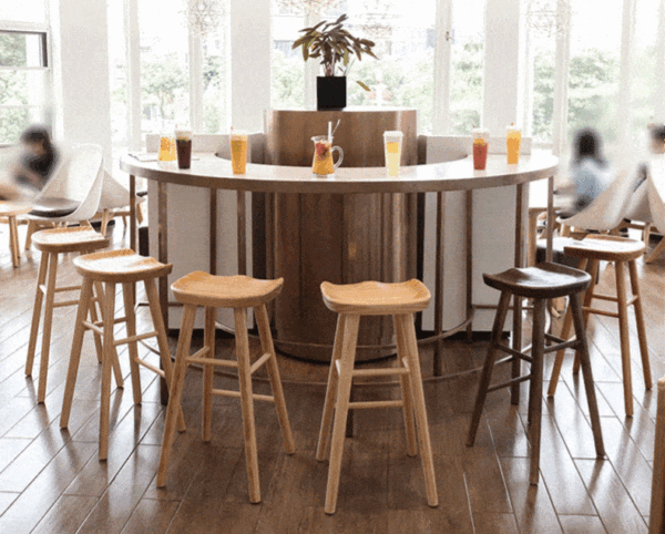 เก้าอี้ทรงสูงสำหรับเค้าเตอร์บาร์สไตล์มินิมอล ราคาพิเศษ - Minimal Counter Stool