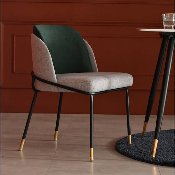 เก้าอี้พร้อมพนักพิงสำหรับตกแต่งบ้าน สีเขียว - Decorating Chair