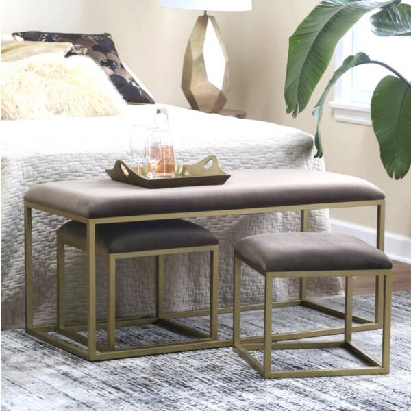 เก้าอี้ม้านั่งยาวสำหรับตกแต่งบ้าน