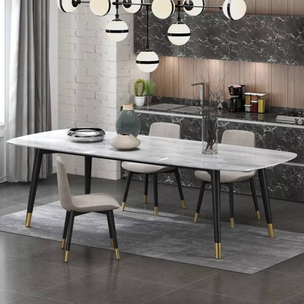 ขาย โต๊ะอาหารลายหินอ่อน Marble Dining Table III พิเศษ ราคา