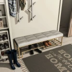 ม้านั่งสำหรับใส่รองเท้า Art Deco Bench Shoes Rack