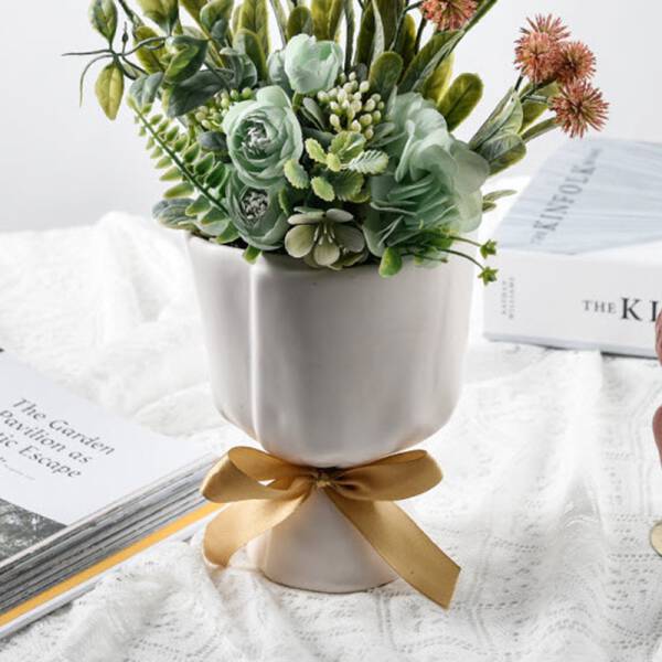 ขาย แจกันกระถางต้นไม้สำหรับตกแต่งบ้าน Bouquet Ceramic Vase ลดราคา