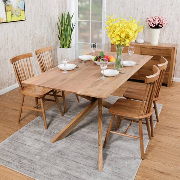 ขาย โต๊ะทานข้าวไม้สไตล์มินิมอล Creative Wooden Dining Table ราคา