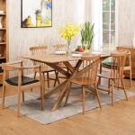 ขาย โต๊ะทานข้าวไม้สไตล์มินิมอล Creative Wooden Dining Table ราคาพิเศษ