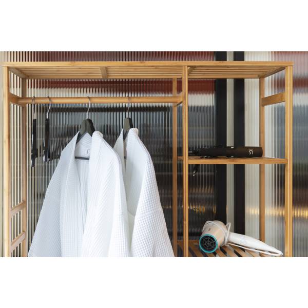 รีวิว ชั้นแขวนผ้าอเนกประสงค์ - Bamboo Clothes Shelf