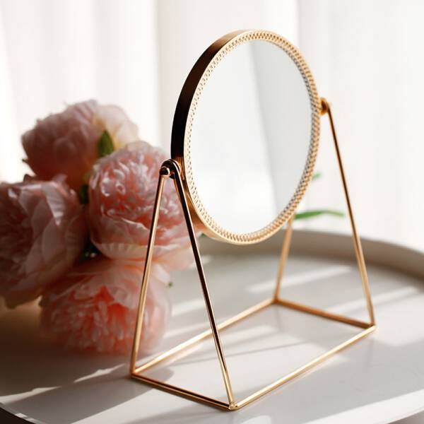 ขาย กระจกแต่งหน้าสีทอง Golden Mirror ลด พิเศษ